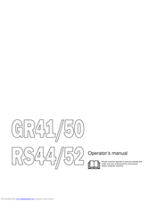 Jonsered GR41 Operator's Manual