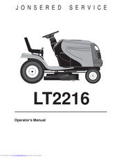 Jonsered LT2216 Operator's Manual