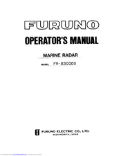 Furuno FR-8300DS Operator's Manual
