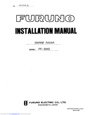 Furuno FR-604D Installation Manual
