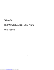 Zte Telstra T6 User Manual