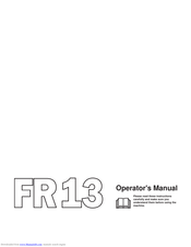 Jonsered FR13 Operator's Manual
