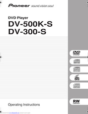 Pioneer DV-500K-S Operating Instructions Manual