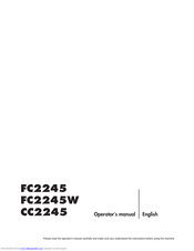 Jonsered FC2245W Operator's Manual