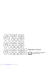 Jonsered GC 2125 Operator's Manual