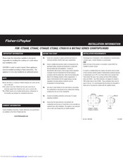 Fisher & Paykel CT560C Series Installation Information