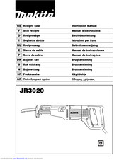 Makita JR3020 Instruction Manual