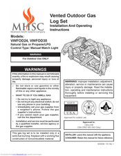 MHSC VWFOD24 Installation And Operating Instructions Manual