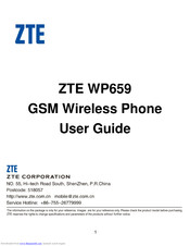 ZTE WP659 User Manual