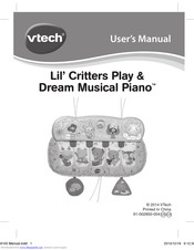 VTech Lil' Critters Play & Dream Musical Piano User Manual