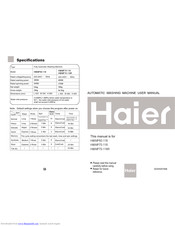 Haier HWMP70-118 User Manual