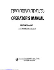Furuno 1731 MARK-2 Operator's Manual