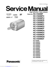 Panasonic HC-V500MPU Service Manual