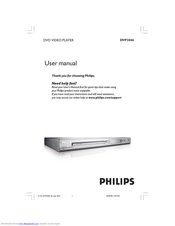 Philips DVP3046 User Manual