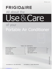 Frigidaire Portable Air Conditioner Use&Car