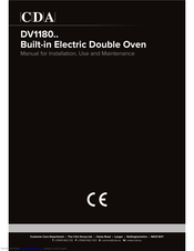 CDA dk1150 Series Manual For Installation, Use And Maintenance