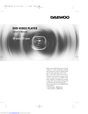 Daewoo SD-9100 Owner's Manual