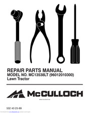 McCulloch MC13538LT Repair Parts Manual