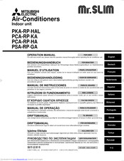 Mitsubishi Electric PCA-RP-KA Mr.Slim Operation Manual