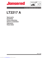 Jonsered LT2217 A Illustrated Parts List
