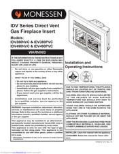 Monessen Hearth iDV380NVC Installation And Operating Instructions Manual