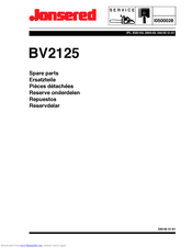 Jonsered BV2125 Spare Parts