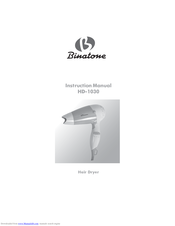 Binatone HD-1030 Instruction Manual
