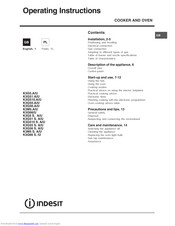 Indesit K3G66/U Operating Instructions Manual