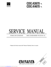 Aiwa CDC-X2670 Service Manual