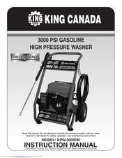 King Canada Power Force KPW-3000FM Instruction Manual