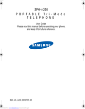 Samsung SPH-m230 User Manual