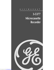 GE 3-5377 User Manual
