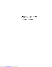 Acer Power 4100 User Manual