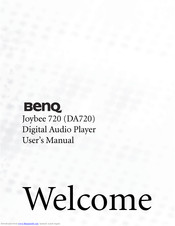 BenQ Joybee 720 User Manual