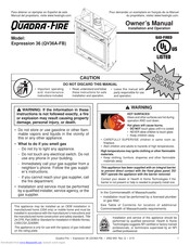 Quadra-Fire Expression 36 QV36A-FB Owner's Manual