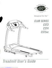 Horizon Fitness CLUB SERIES CST3 User Manual