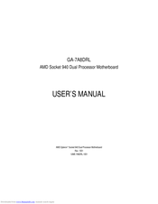 Gigabyte GA-7A8DRL User Manual