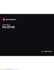 Motorola RAZR HD Manual