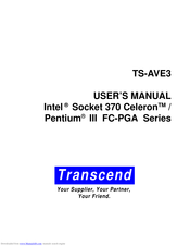 Transcend TS-AVE3 User Manual