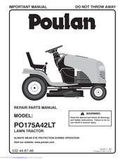Poulan Pro PO175A42LT Repair Parts Manual