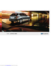 Subaru 2008 IMPREZA WRX 4-Door Brochure & Specs