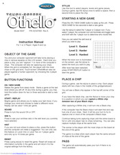 Radica Games Othello 8047 Instruction Manual