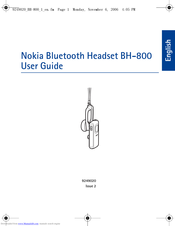 Nokia BH-800 User Manual