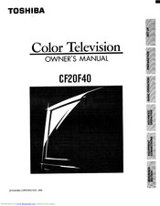Toshiba CF20F40 Owner's Manual