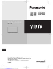 Panasonic Viera ET50K Series Operating Instructions Manual