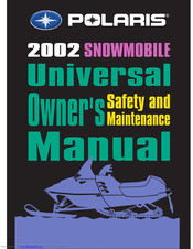 Polaris 2002 Snowmobile Owner's Manual