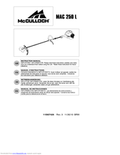 McCulloch MACL Instruction Manual