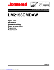 Jonsered LM2153CMDAW Spare Parts