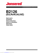Jonsered B2126 Spare Parts