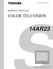 Toshiba 14AR23 Service Manual